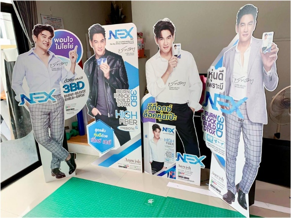 Mẫu Standee Die Cut cho các sự kiện truyền thông