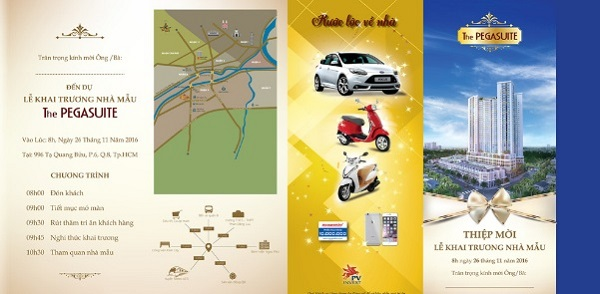 Thiệp khai trương đẹp, ấn tượng