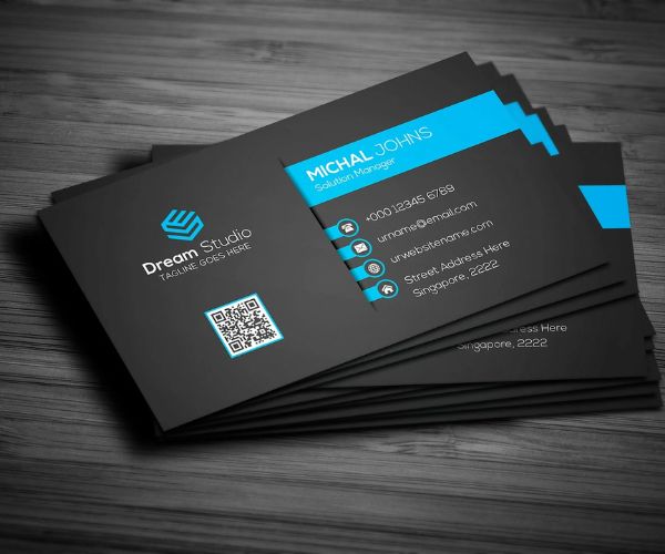 Mẫu name card công ty nội thất kiểu hiện đại