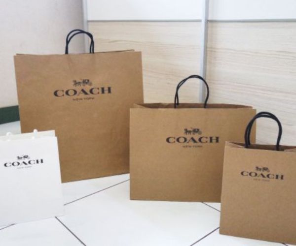 Mẫu túi giấy Coach sang trọng và đẳng cấp