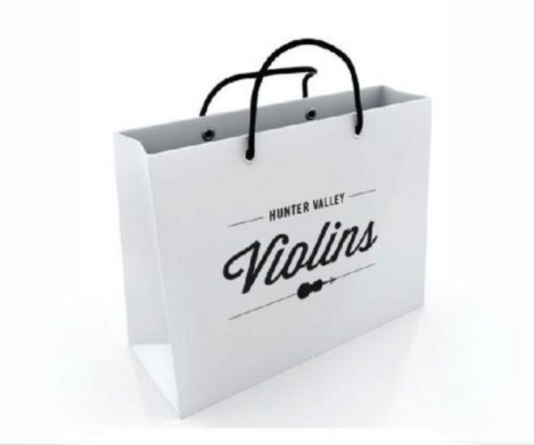 Mẫu túi giấy đựng giày đơn giản nhưng không kém phần sang trọng