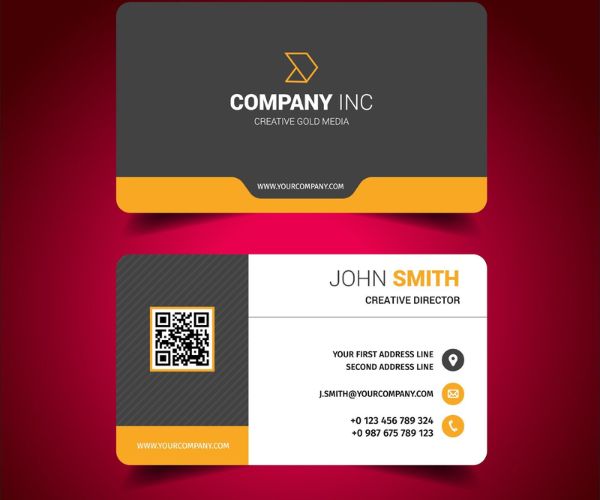 Mẫu card visit cá nhân đơn giản mà ấn tượng