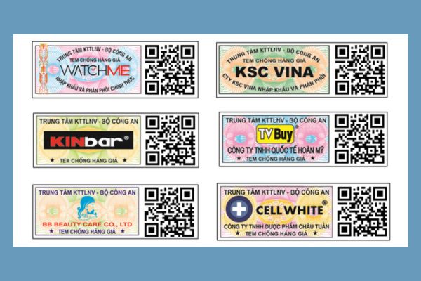 Tem chống hàng giả bằng công nghệ mã vạch (QR)