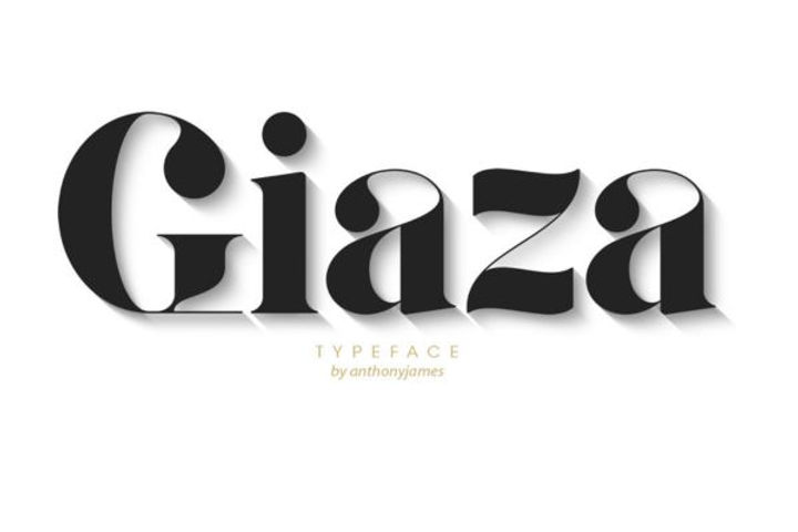 Font chữ Giaza Pro thanh mảnh