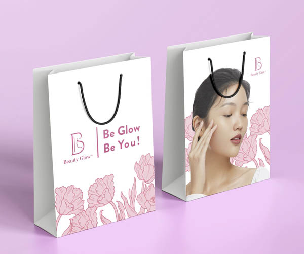 Mẫu thiết kế túi giấy mỹ phẩm đẹp