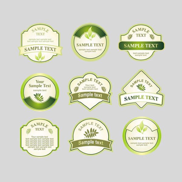 Các mẫu tem nhãn sản phẩm đẹp