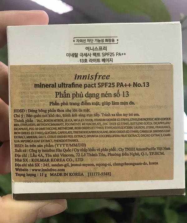 Tem phụ hàng nhập khẩu cho mỹ phẩm