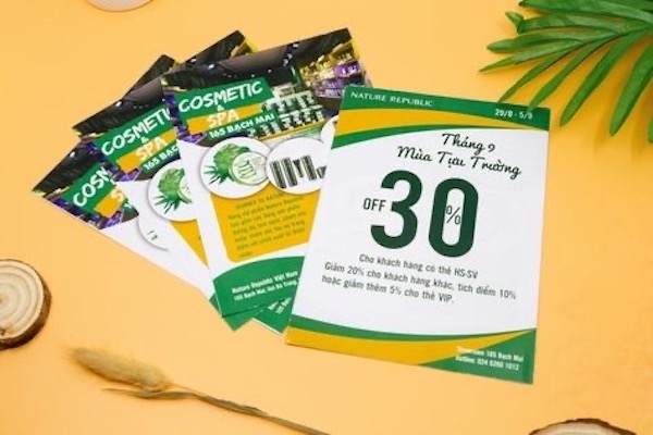 Tờ rơi sản phẩm mùa tựu trường