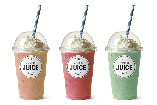 Mẫu tem dán trà sữa đẹp mắt