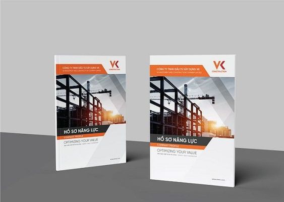 Mẫu hồ sơ năng lực với thiết kế màu sắc nổi bật