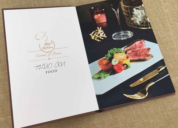 Mẫu menu số 10 - thực đơn food