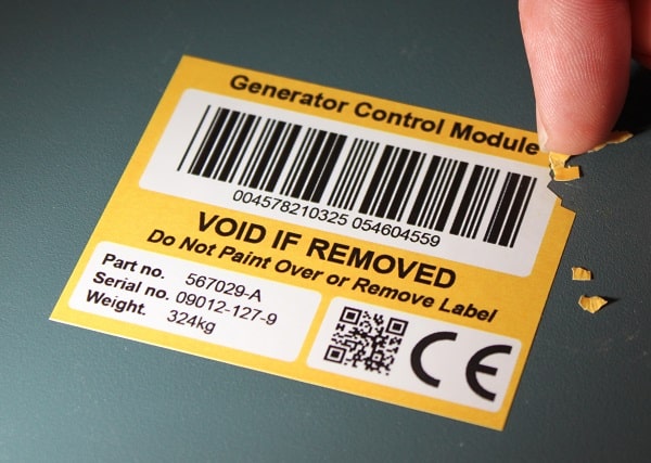 Mẫu tem vỡ niêm phong sang trọng