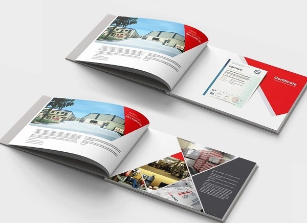 Cuốn Catalogue có thiết kế độc đáo giúp doanh nghiệp tạo ra sự khác biệt cho thương hiệu và nổi bật hơn so với các đối thủ
