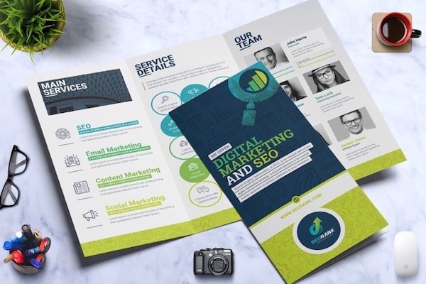 Tờ rơi sản phẩm ấn tượng