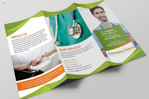 Mẫu tờ rơi giới thiệu nha khoa phòng khám