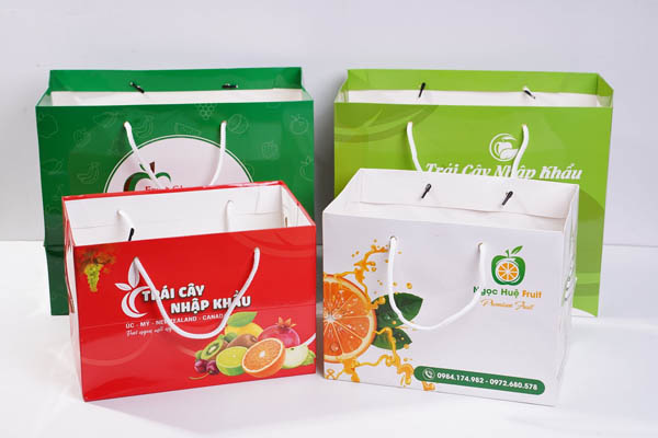 In Nhanh Nhanh - Đơn vị in túi giấy đựng trái cây, hoa quả tươi uy tín