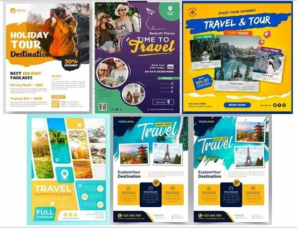 Hình ảnh của điểm du lịch là yếu tố quan trọng của poster quảng cáo tour