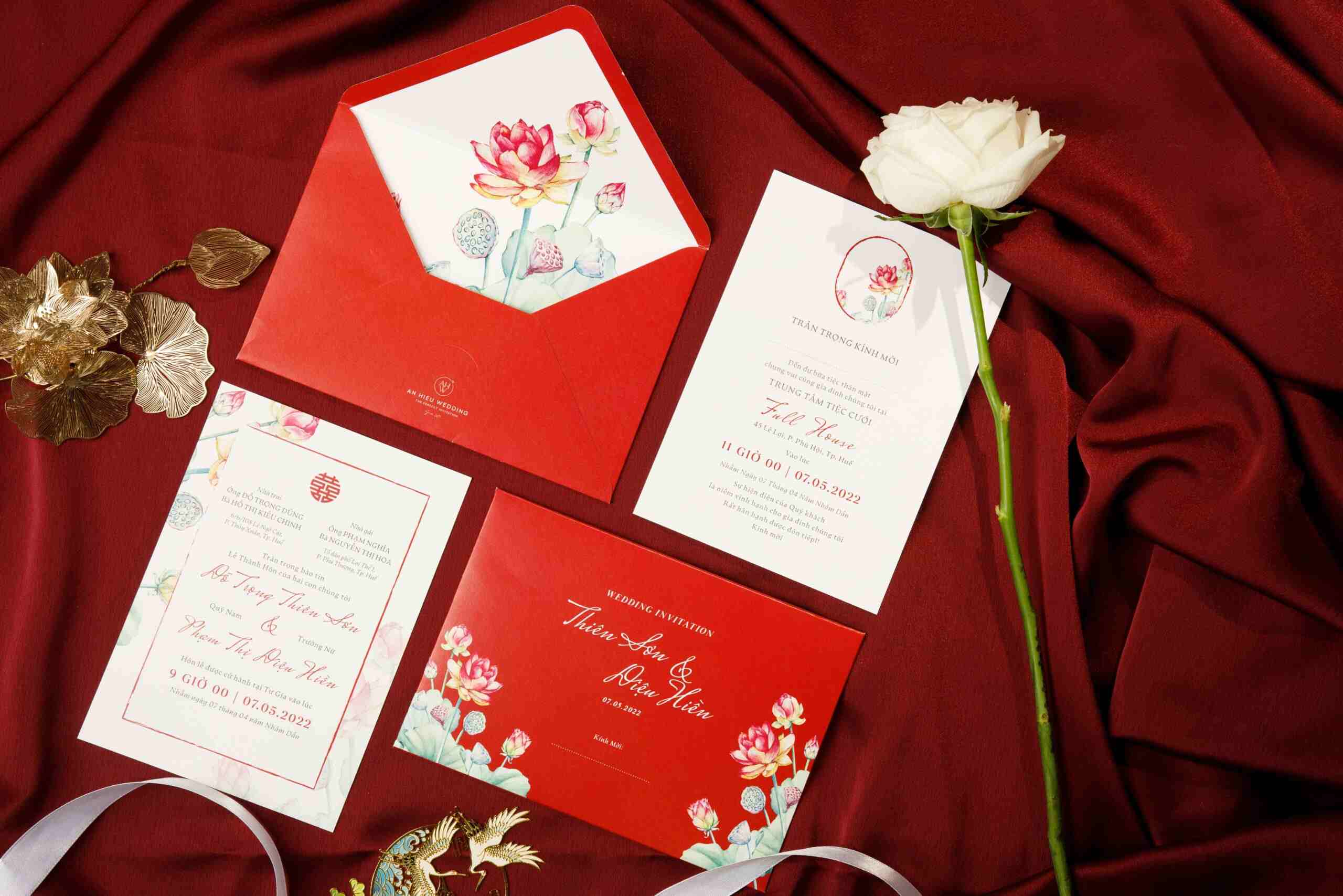 Thiệp cưới sẽ được thiết kế riêng theo phong cách, ý kiến riêng của bạn