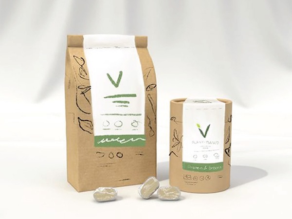 Mẫu túi giấy không quai miệng gấp đơn giản