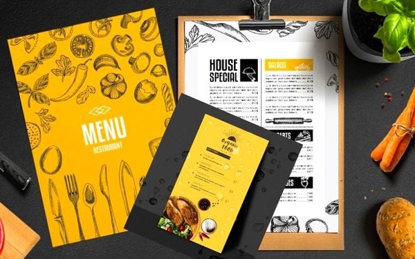 Menu nhựa dành cho quán cafe phong cách trẻ trung, hiện đại