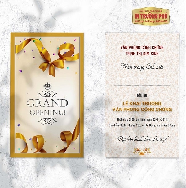 Thiết kế thiệp mời ấn tượng, thu hút người tham dự