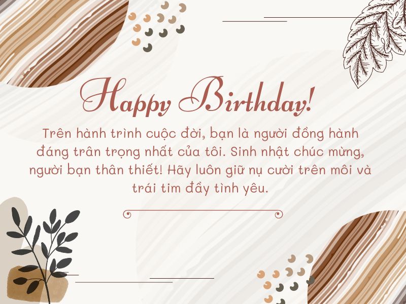 Cách viết thiệp sinh nhật chúc mừng ý nghĩa