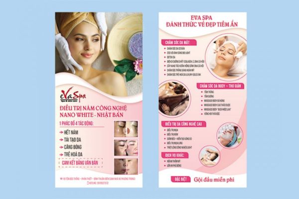 Mẫu tờ rơi giới thiệu dịch vụ trị nám công nghệ