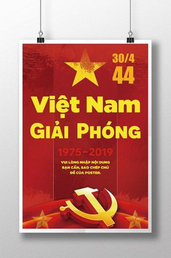 Mẫu poster đơn giản nhưng nổi bật