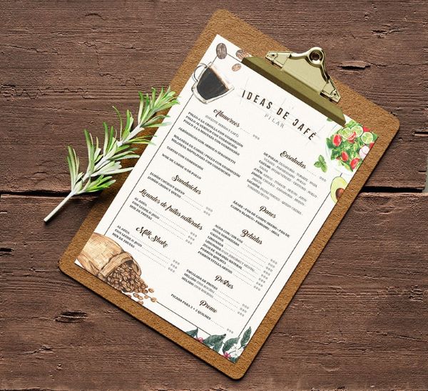 Menu giấy là lựa chọn tiết kiệm chi phí, màu sắc sắc nét