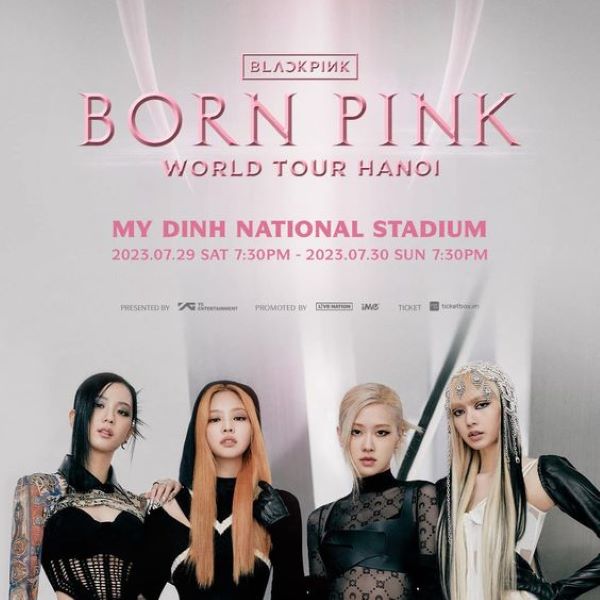 Poster chủ thể của Blackpink tại Hà Nội