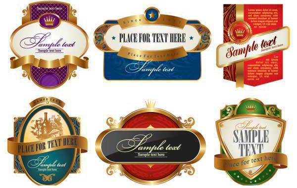 Mẫu tem nhãn đẹp, sang trọng