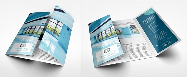 Brochure dạng gấp cửa sổ đầy ấn tượng