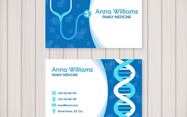 &nbsp;Mẫu thiết kế card visit cho bác sĩ