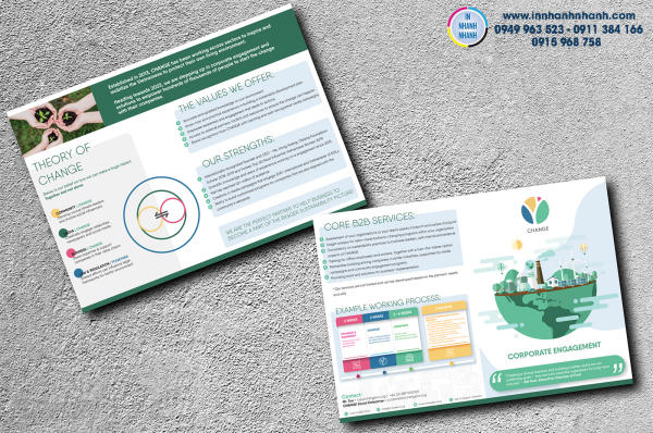 Tờ rơi đơn dàn trải thông tin