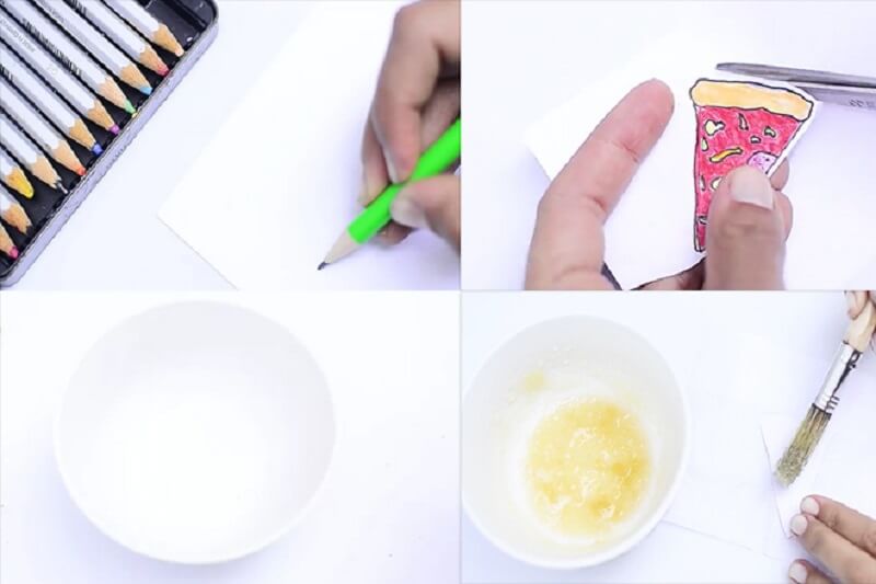 Làm sticker với keo dán tự chế từ gelatin an toàn cho sức khỏe