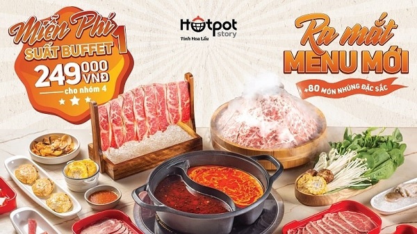 Poster quảng cáo đồ ăn Online thường xuất hiện trên các website