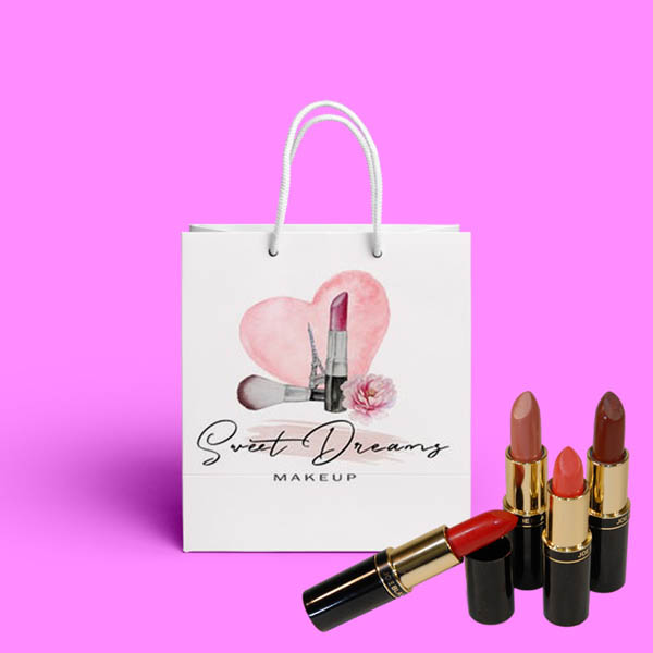 Thiết kế phổ biến mẫu túi giấy in hình mỹ phẩm