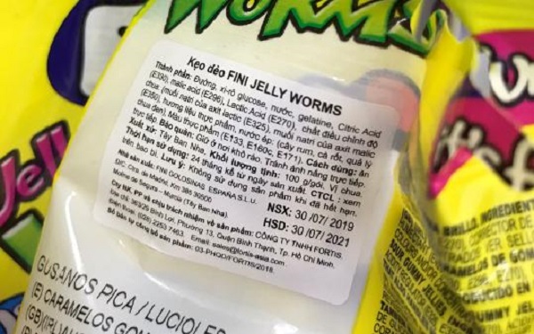 Mẫu tem phụ bánh kẹo