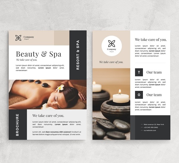 Mẫu tờ rơi giới thiệu spa thẩm mỹ