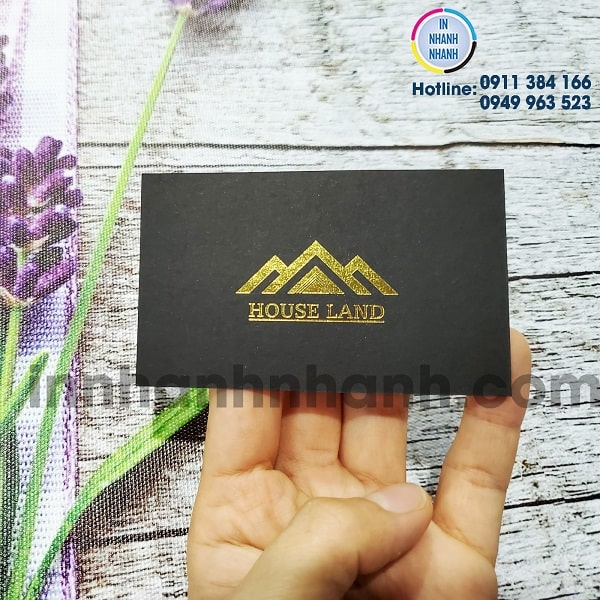 Mẫu 4: Mẫu business card HOUSE LAND