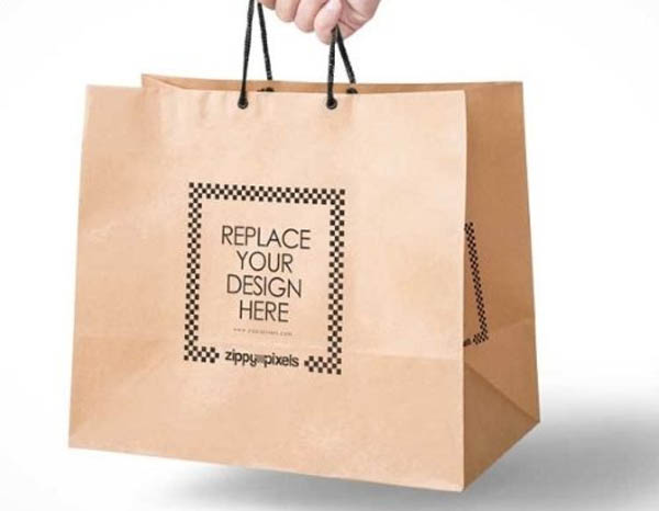 Mẫu túi giấy kraft đựng quần áo 