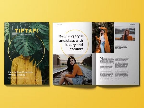 Mẫu in tạp chí lifestyle