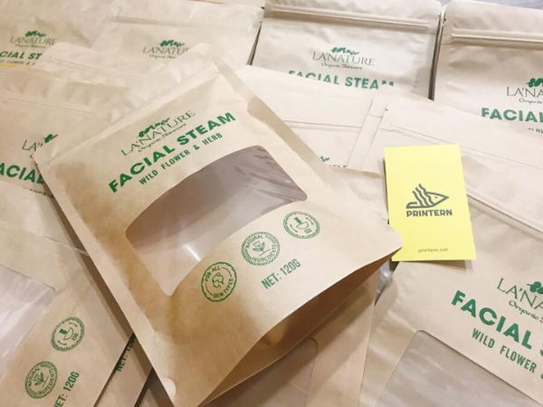 Địa chỉ in túi zip giấy kraft giá rẻ, thiết kế theo yêu cầu