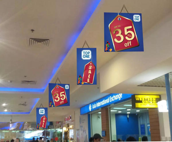 Dangler được tận dụng để thu hút các quảng cáo