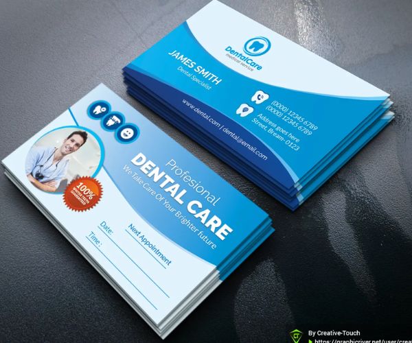 Những thông tin trên Card Visit Nha Khoa