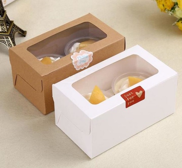 Hộp giấy Kraft đựng bánh
