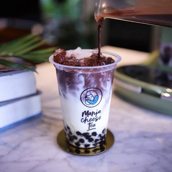 Mẫu tem dán trà sữa thu hút sự chú ý