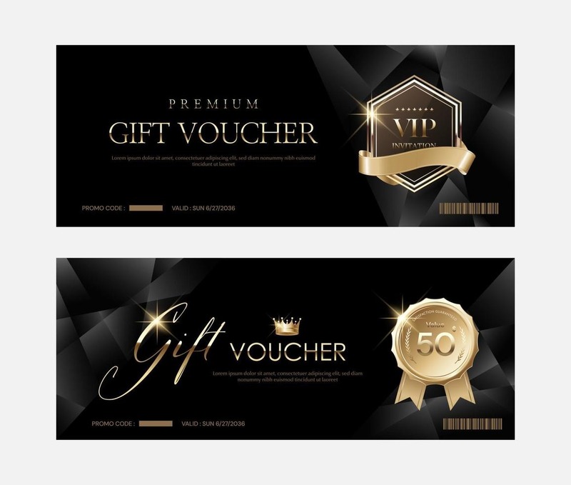 Mẫu voucher cho khách hàng thân thiết