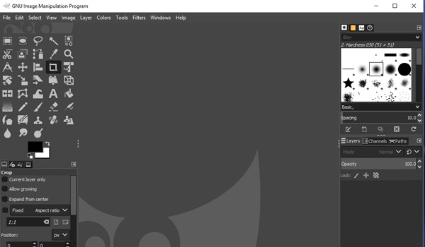 Phần mềm thiết kế tờ rơi GIMP hỗ trợ người dùng chỉnh sửa hình ảnh theo khả năng sáng tạo