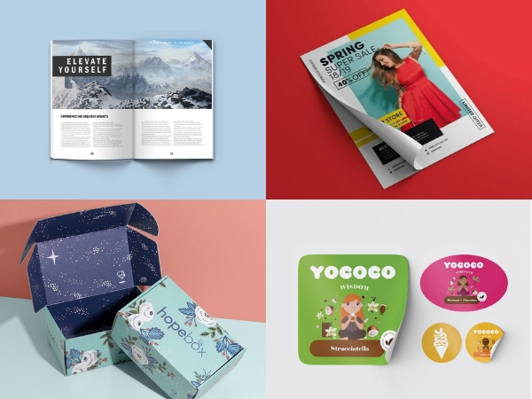 Ứng dụng của mực in offset trong in ấn bao bì, in tạp chí, nhãn dán